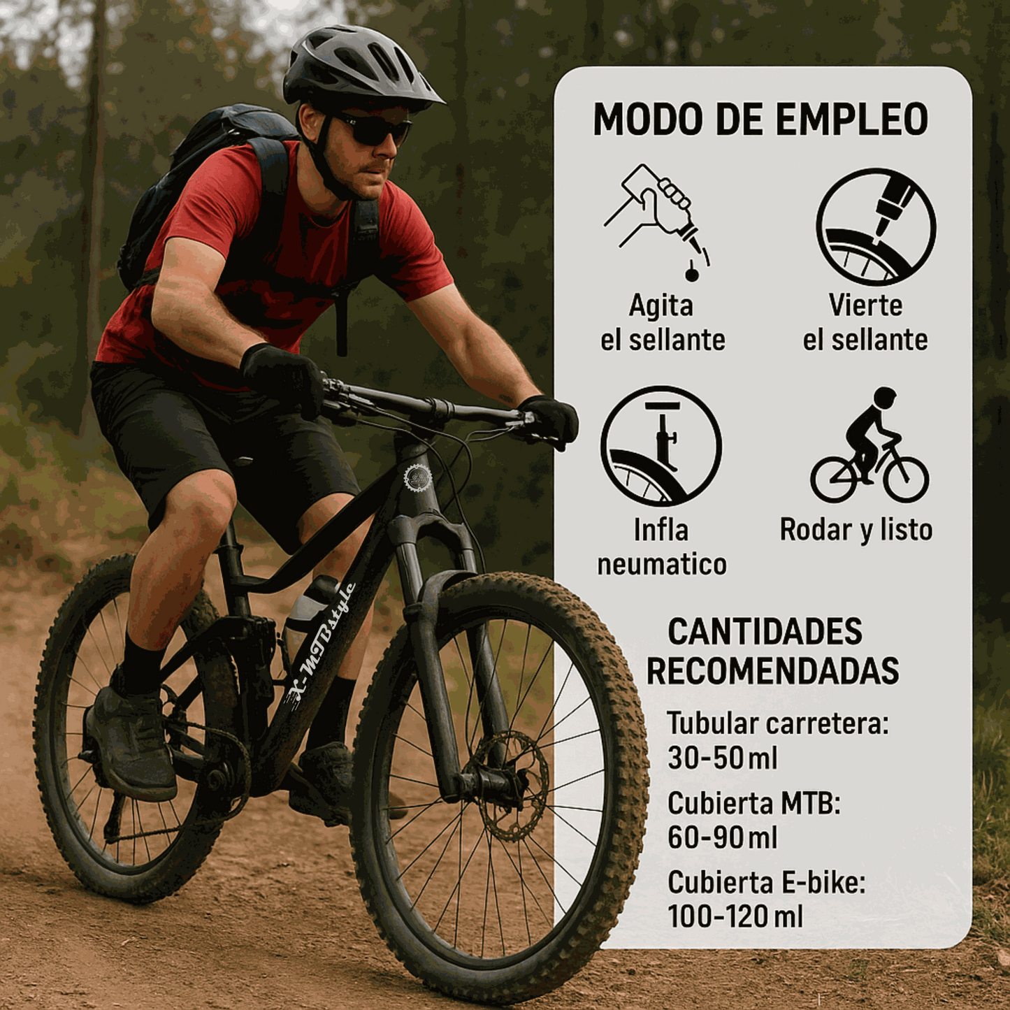 Líquido antipinchazos Bicicleta